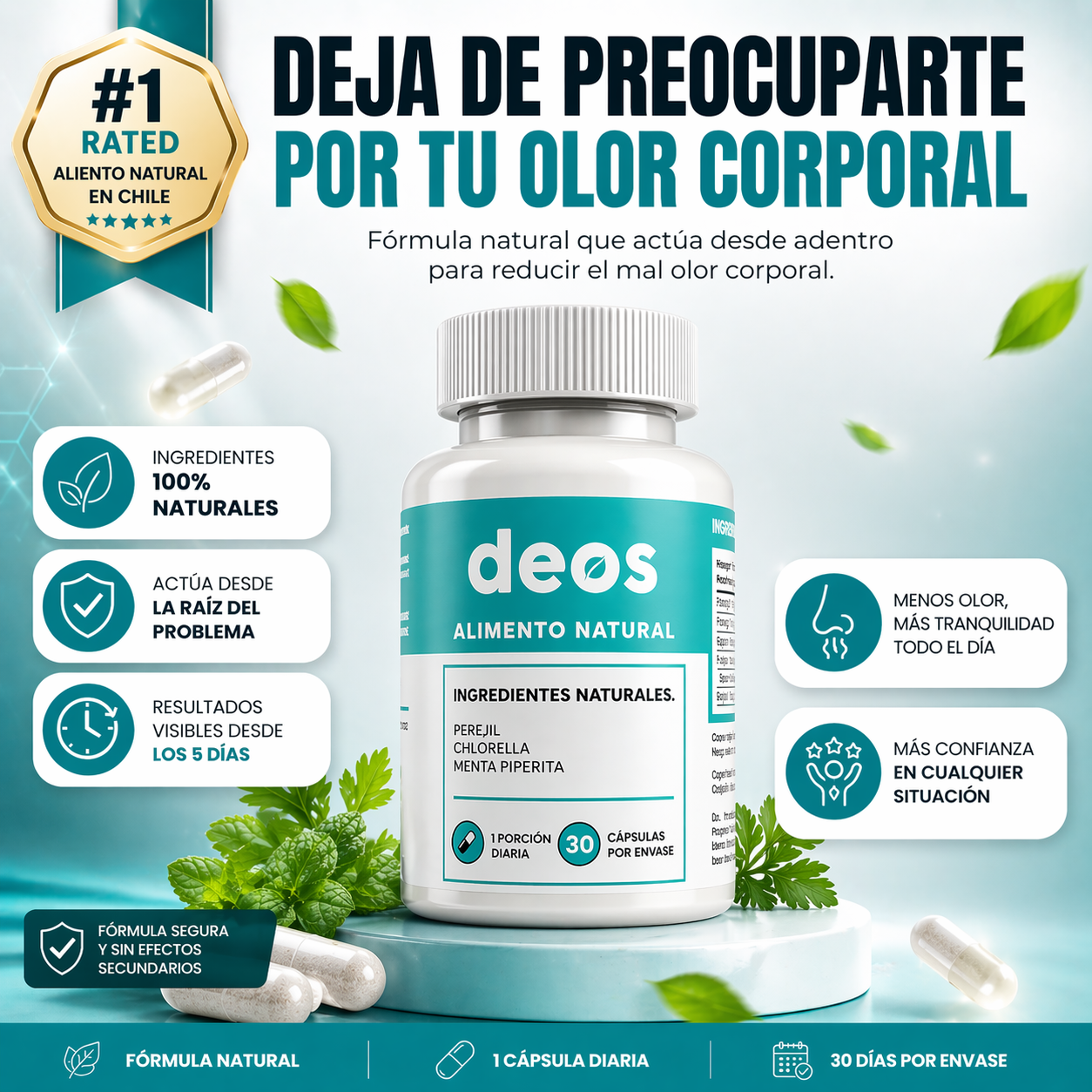 Odorix™ DEOS 30 Capsulas