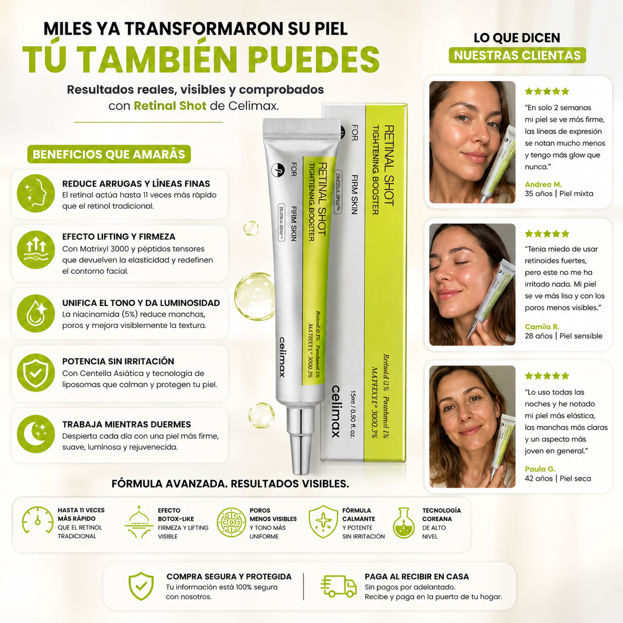 RejuvaLift™ Crema Facial Antiarrugas Retinal