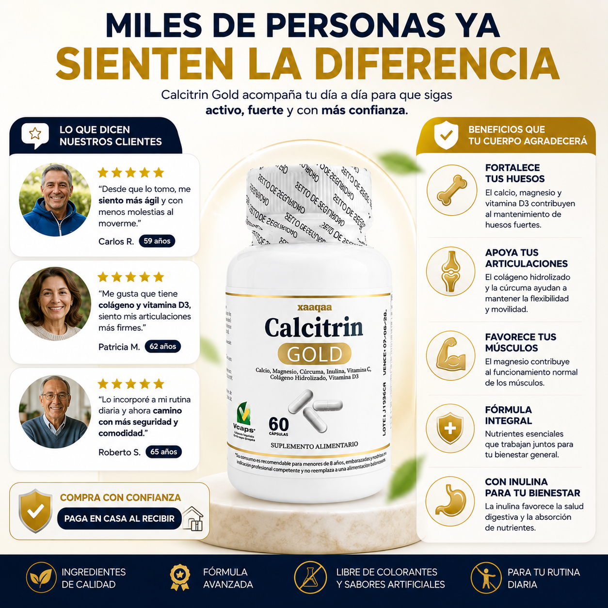 OsteoFlex Gold™ Calcitrin 60 Caps