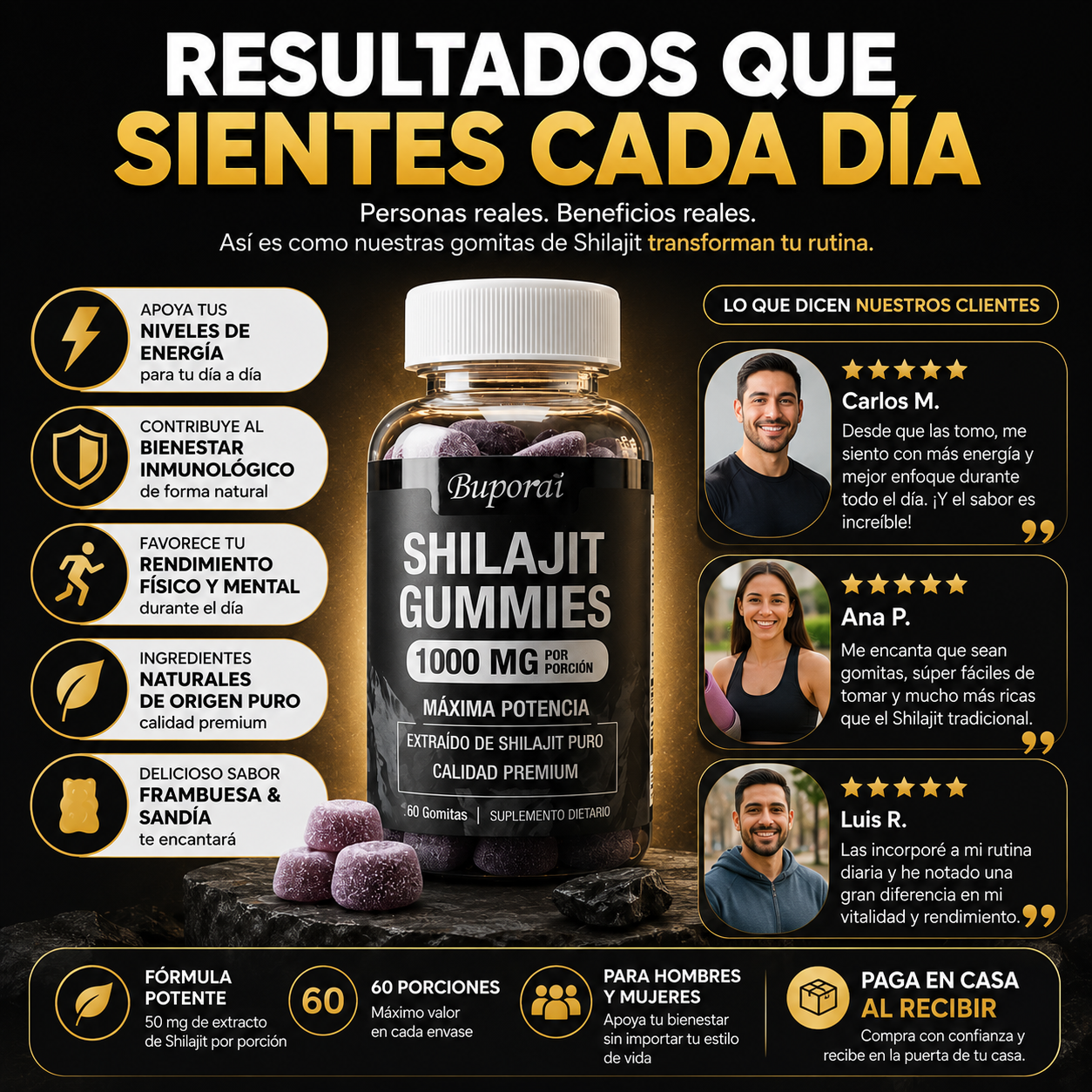 ShilaVibe™ Shilajit Gomitas