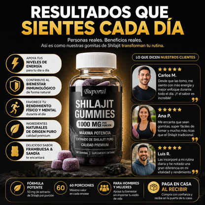 ShilaVibe™ Shilajit Gomitas
