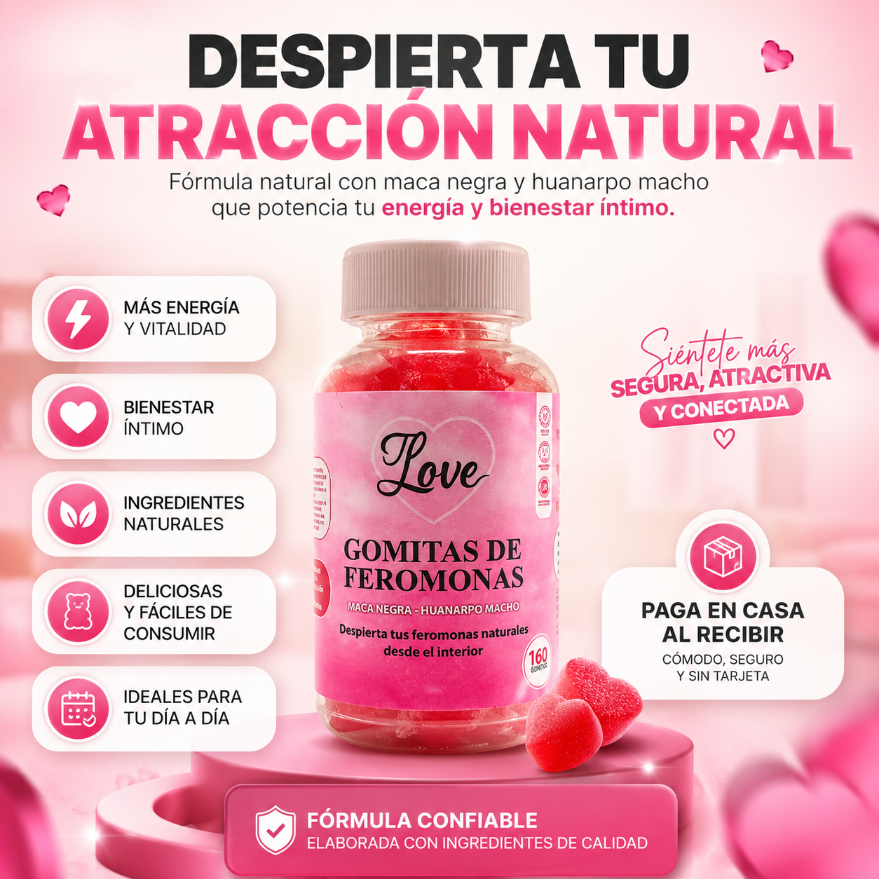 FeroLove™ Gomitas de Feromonas
