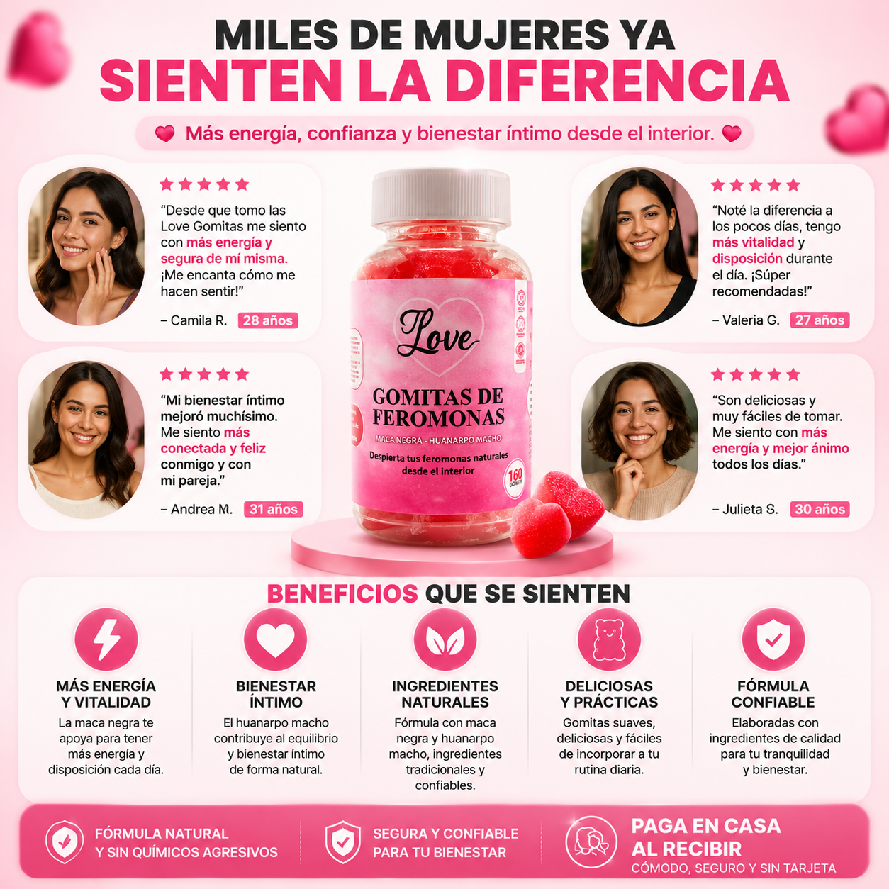 FeroLove™ Gomitas de Feromonas