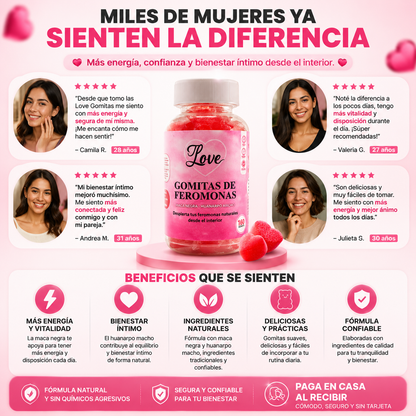 FeroLove™ Gomitas de Feromonas