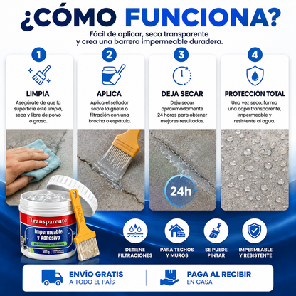 HydroSeal™ Sellador Adhesivo Impermeable 300Gr