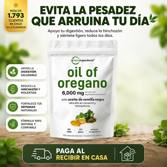 OregaPure™ – Aceite de Orégano 6000 mg