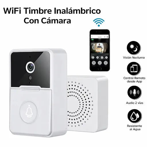 Timbre Inalámbrico con Cámara WiFi